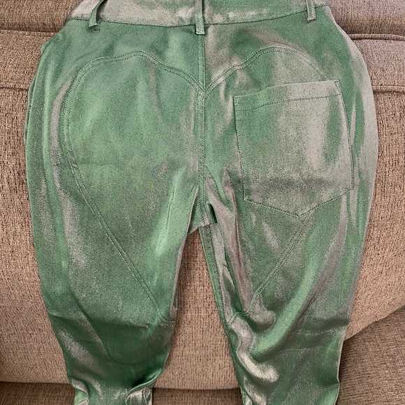 Area Straight Leg Metallic Trousers , brand New . Sold out - Picture 6 of 7